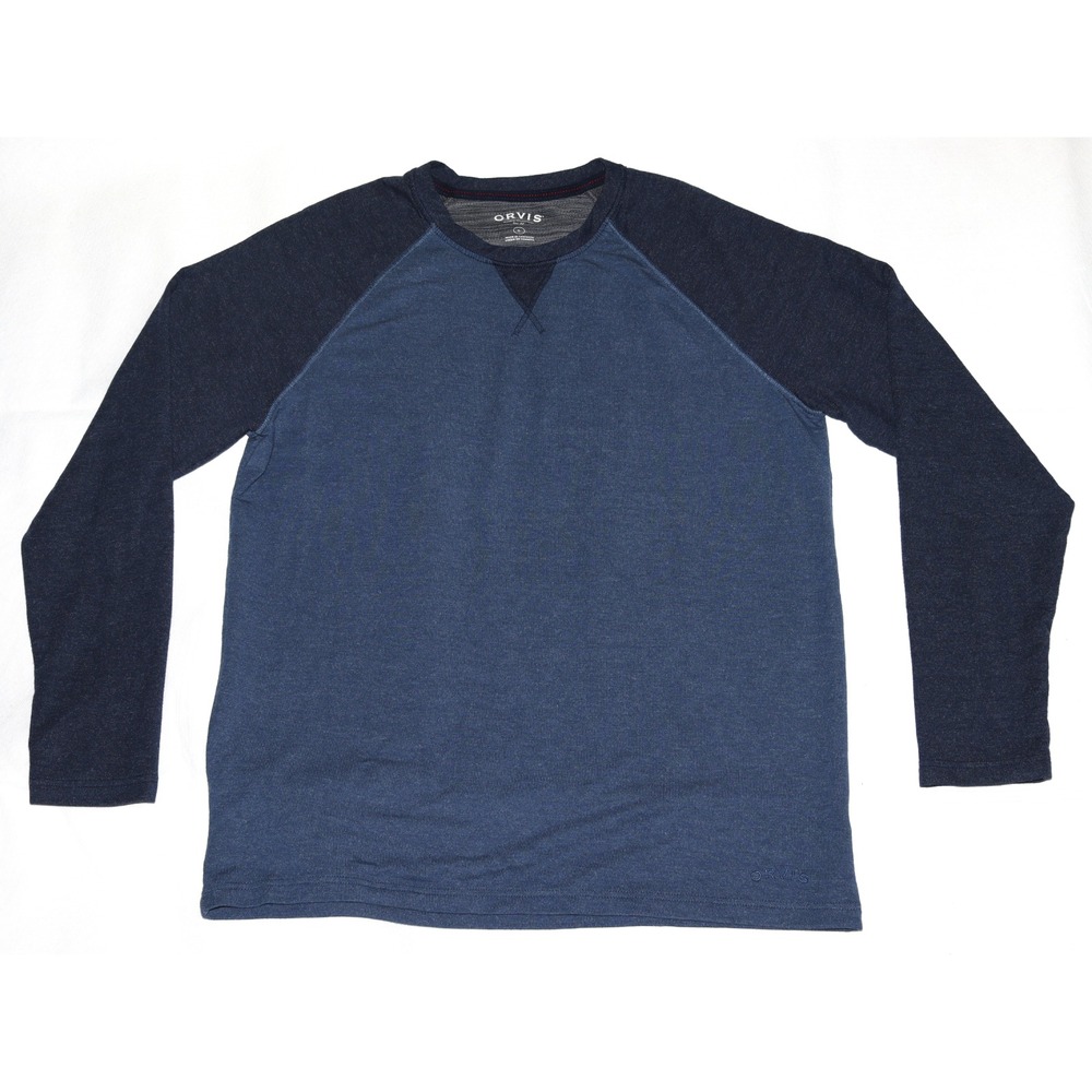Orvis Men's Long Sleeve‎ Crew Neck Pullover Shirt Size Large